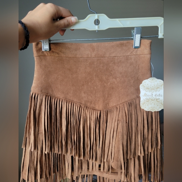 Altar'd State Fringe Mini Skirt - Picture 2 of 5